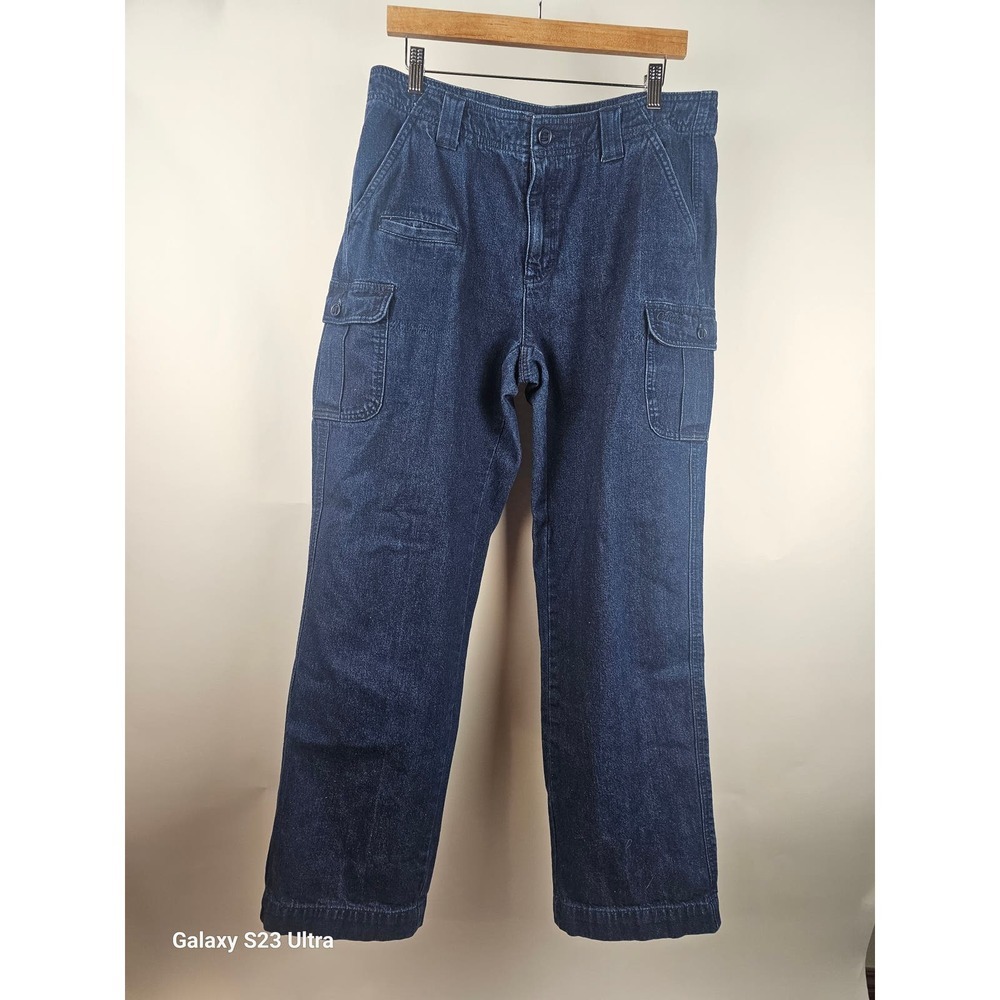 Cabellas sz 12, women cargo jeans, Baggy, 100% cotton